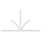 Ekena Millwork Richland Architectural Grade PVC Gable Bracket, 108"W x 58 1/2"H x 2"D x 4"F, 13/12 Pitch GBP108X59X0204RIC00 - alternate 3